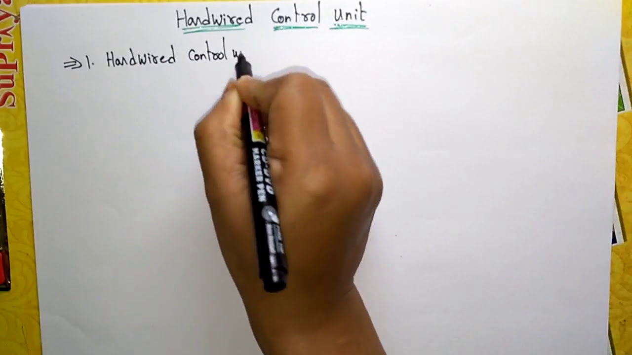 Hardwired Control unit in Computer Organization | COA | Lec-41 | Bhanu Priya