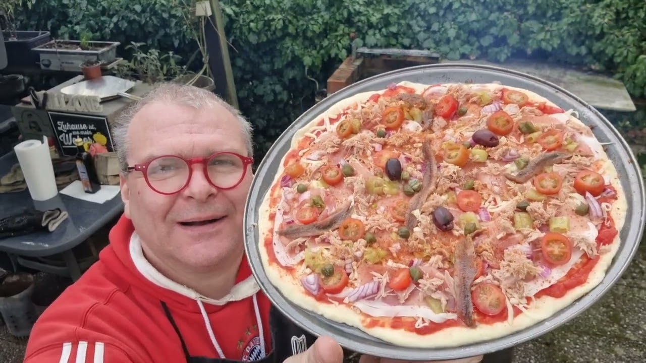 Holzofen Pizza 