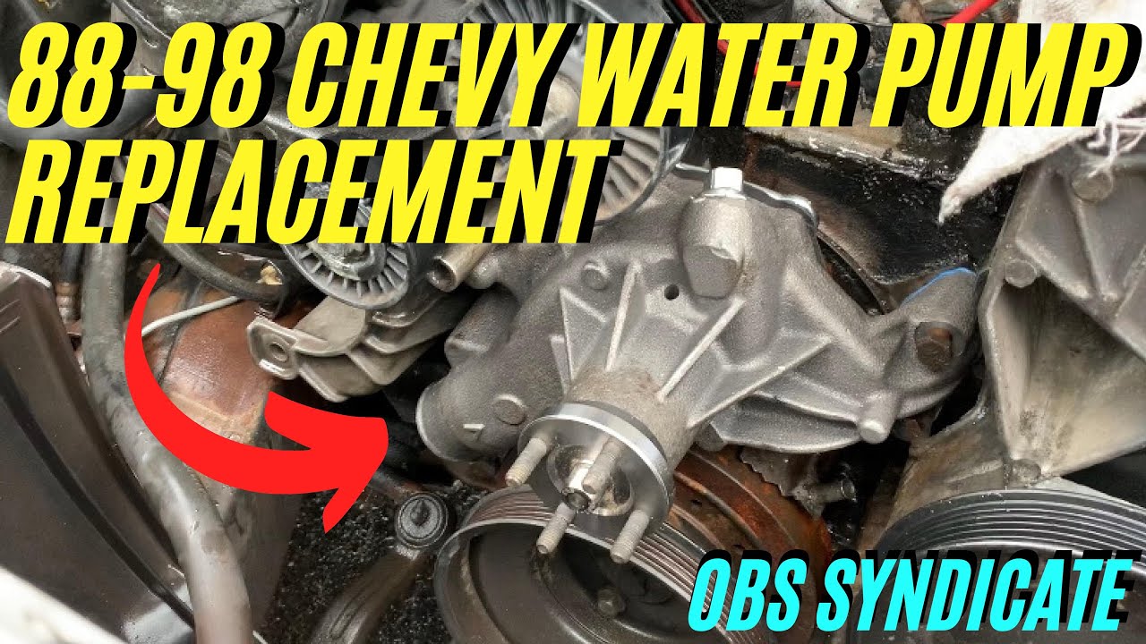 BEST VIDEO! 88-98 Chevy GMC Truck Water Pump Replacement Tutorial (GM400)