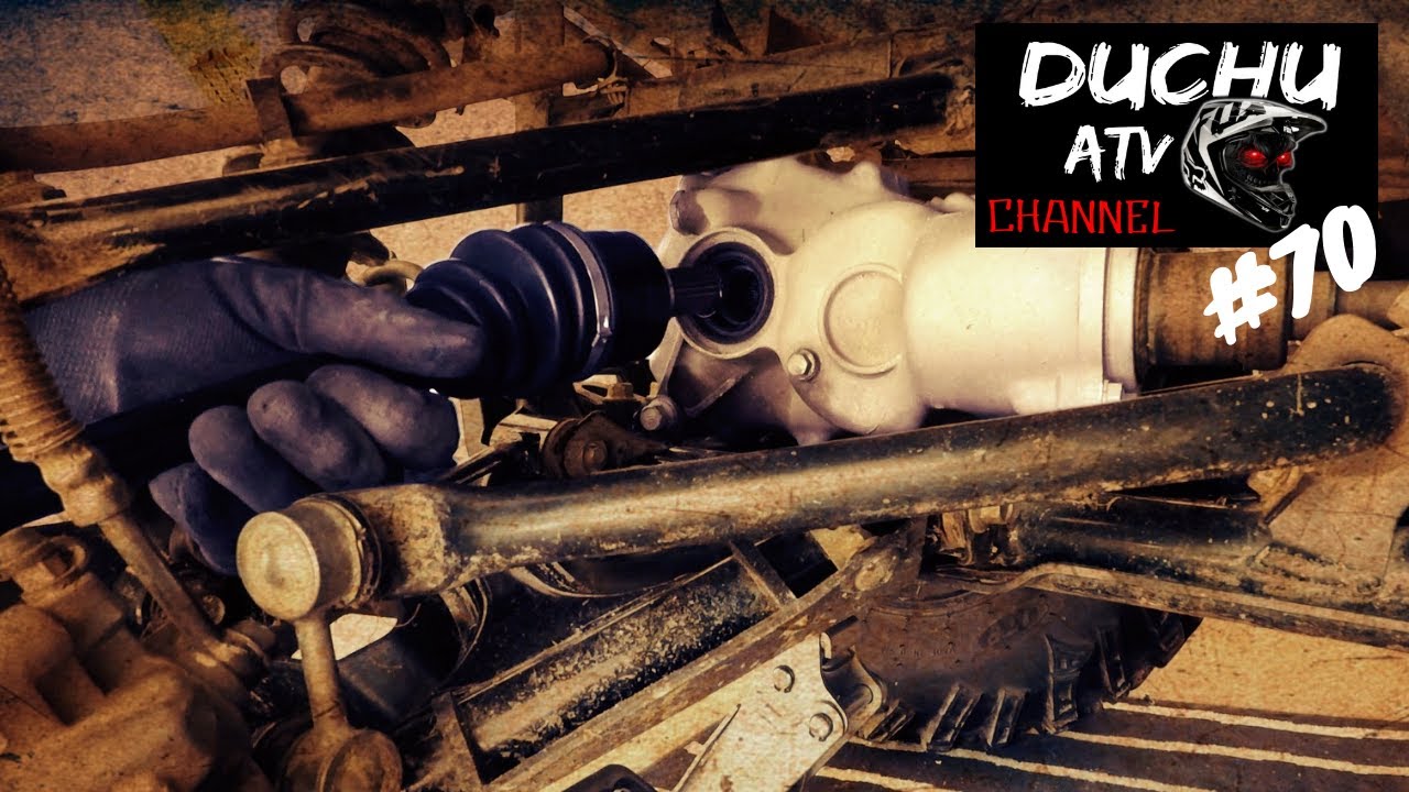 DuchuATV 👻 | Wymiana półosi napędowej w quadzie Yamaha Grizzly | Jak wyjąć półoś napędową