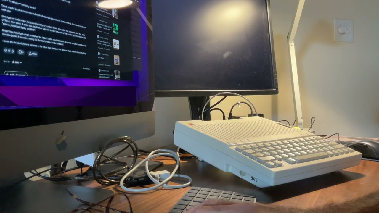 Apple IIc as Dumb Terminal