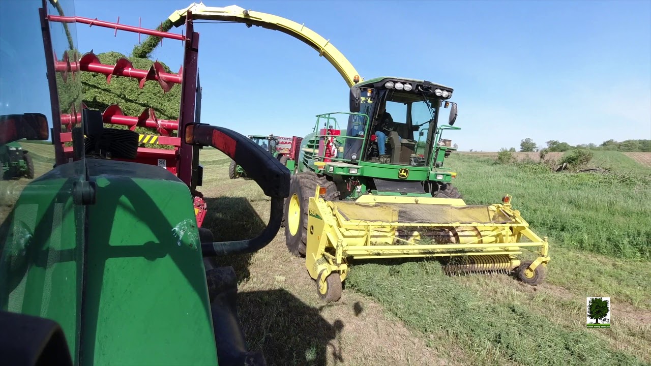 Chopping Hay - Full Process Cutting to Bagging