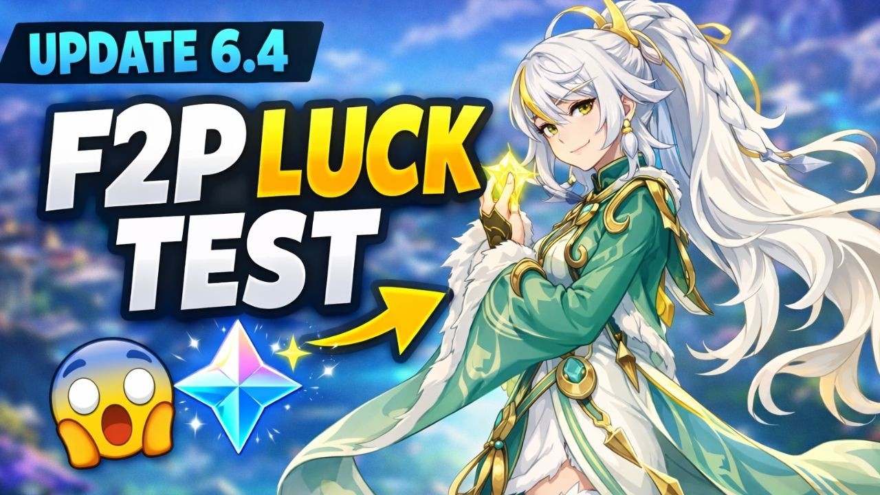Genshin 6.4 LIVE – Zibai Pulls + Free 300 Primogems Codes (F2P Player)