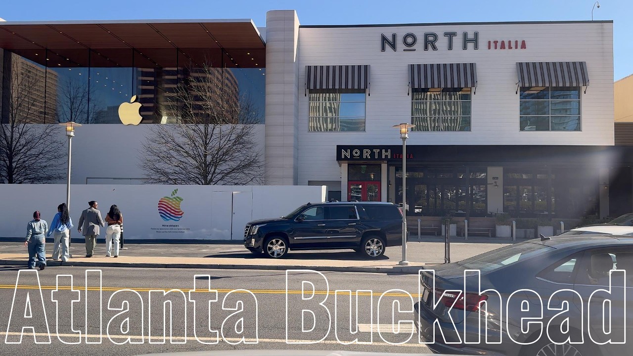 🔥🛍️🚗 4K POV Drive | Action-Packed Sunday Shopping in Buckhead Atlanta ☀️🌆