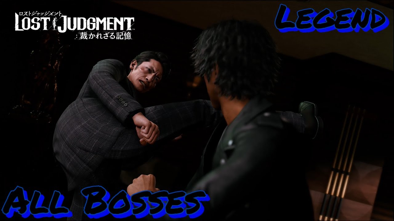 Lost Judgment | All Bosses (Legend) + Ending