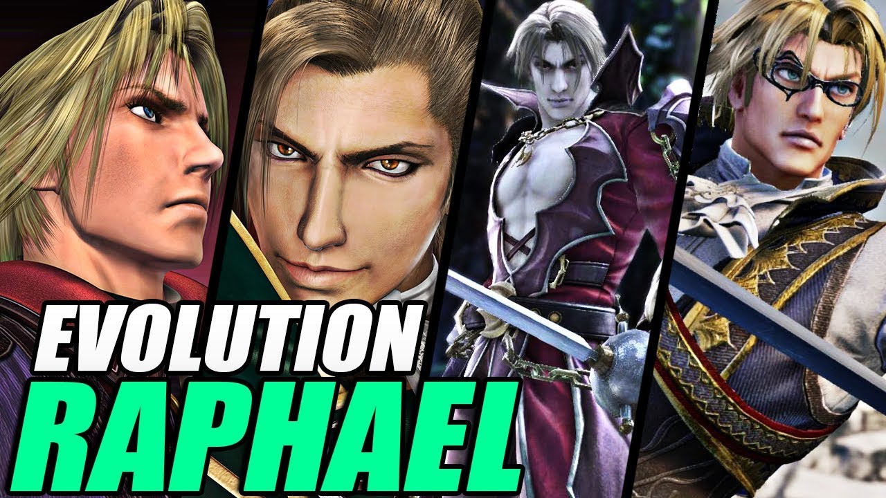 Evolution of Raphael Sorel from SoulCalibur (2002-2018)