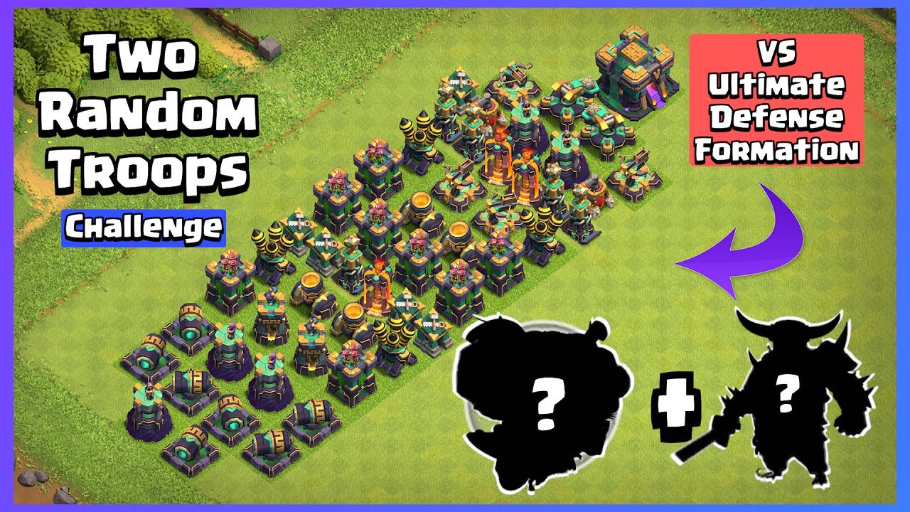 Two Random Troops Challenge | Clash of Clans