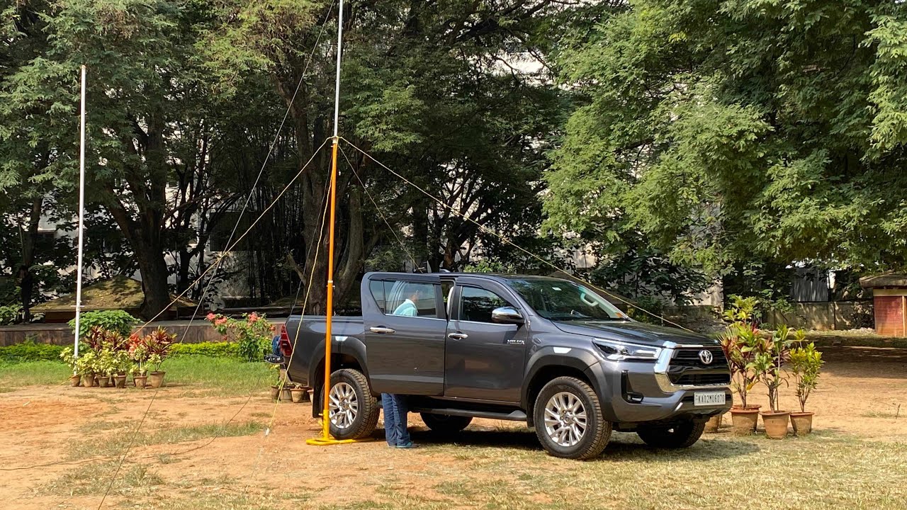 BARC October 2023, VU2UCR Vertical GP Demo for Mobile Operations