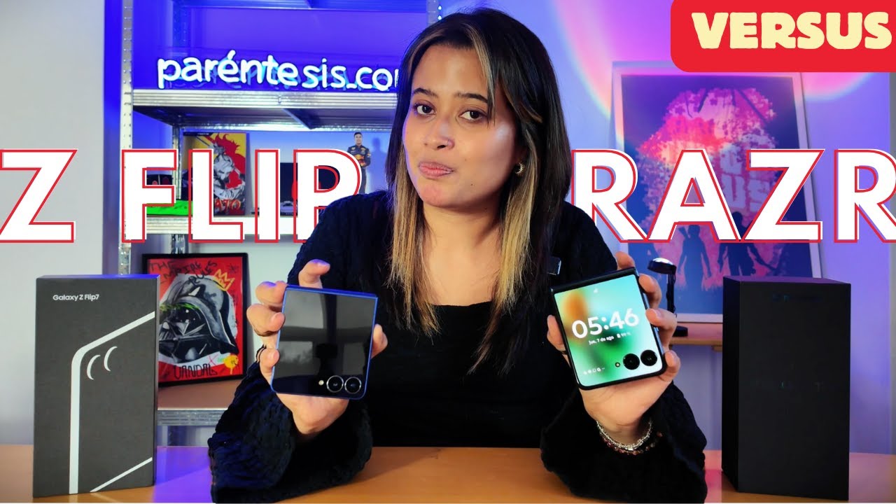 ¿Qué celular plegable es mejor: GALAXY Z FLIP7 o MOTOROLA RAZR 60 ULTRA? | PARÉNTESIS COMPARATIVA