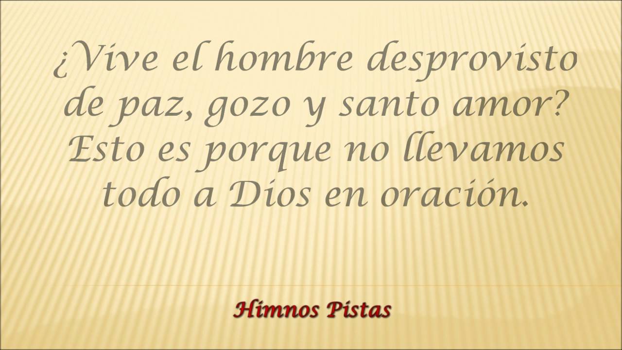 Himnos Pistas - ¡Oh qué amigo nos es Cristo! #409
