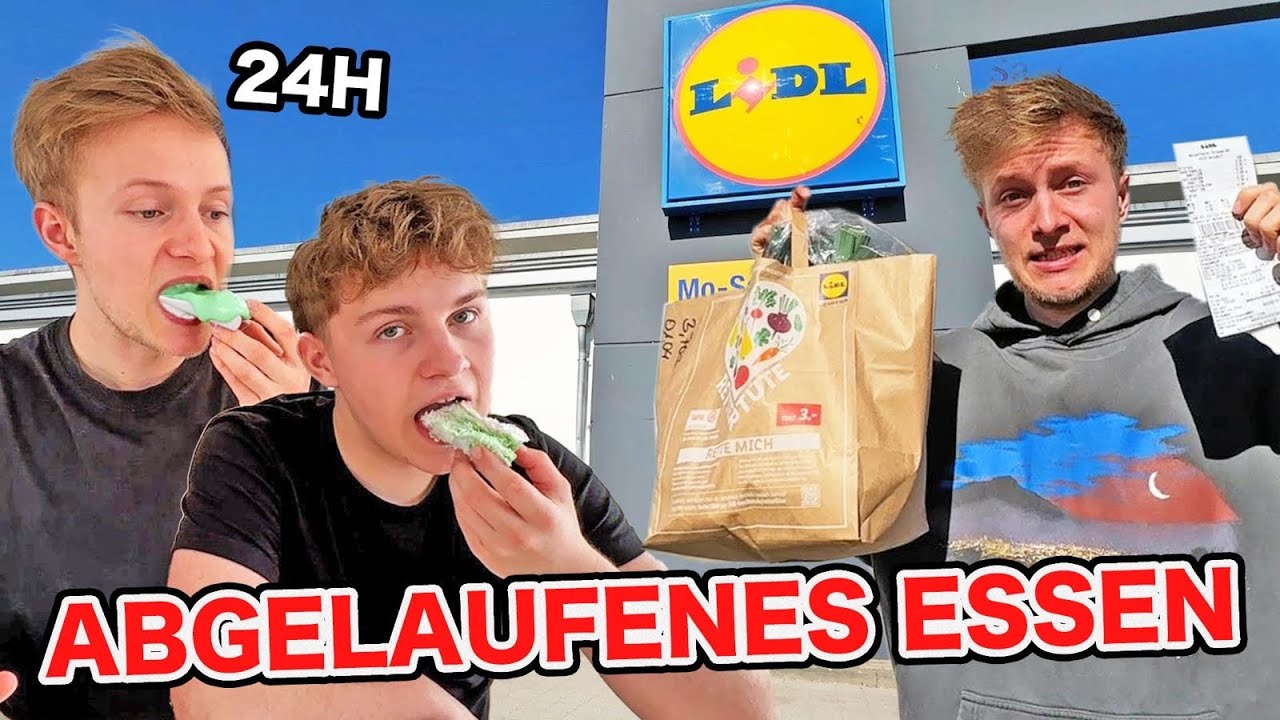 ABGELAUFENE LEBENSMITEL essen für 1 TAG (Lebensmittelvergiftung kommt)