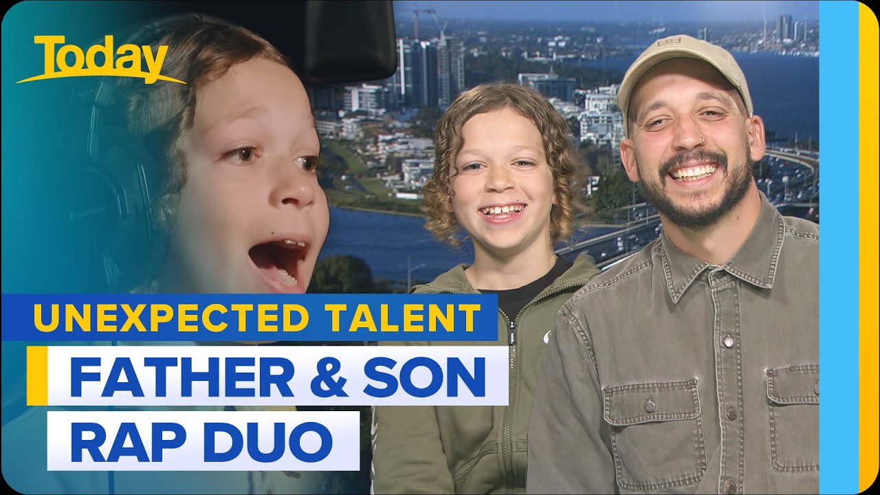 Iconic father and son rap duo spitting bars and writing rhymes in WA | Today Show Australia