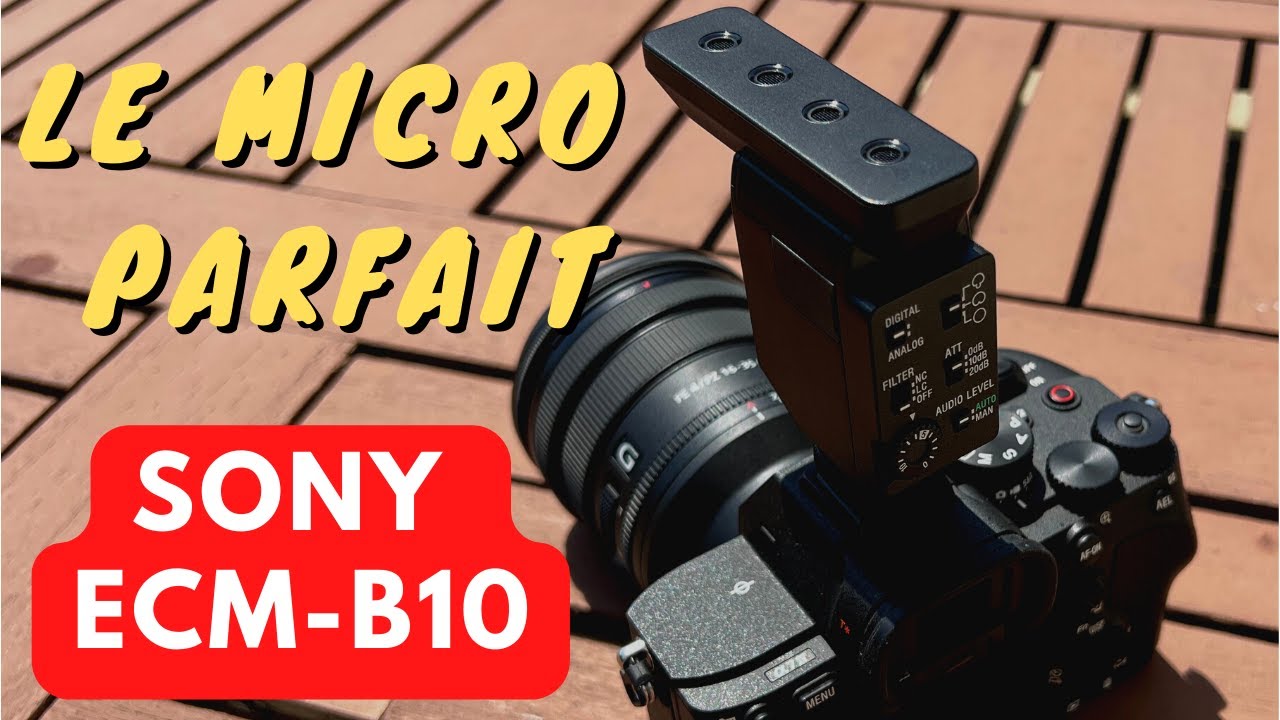 LE MICRO PARFAIT qu'il vous faut (SONY ECM-B10)