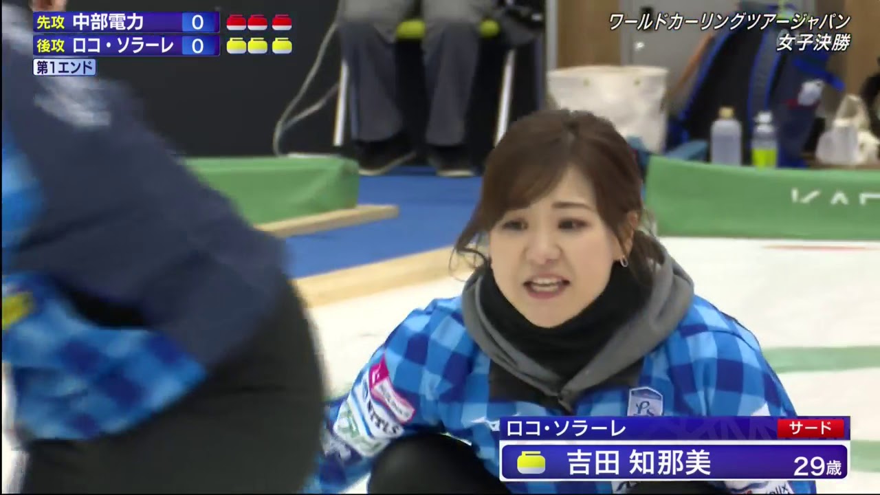 ワールドカーリングツアージャパン 女子決勝  ロコソラーレ VS 中部電力