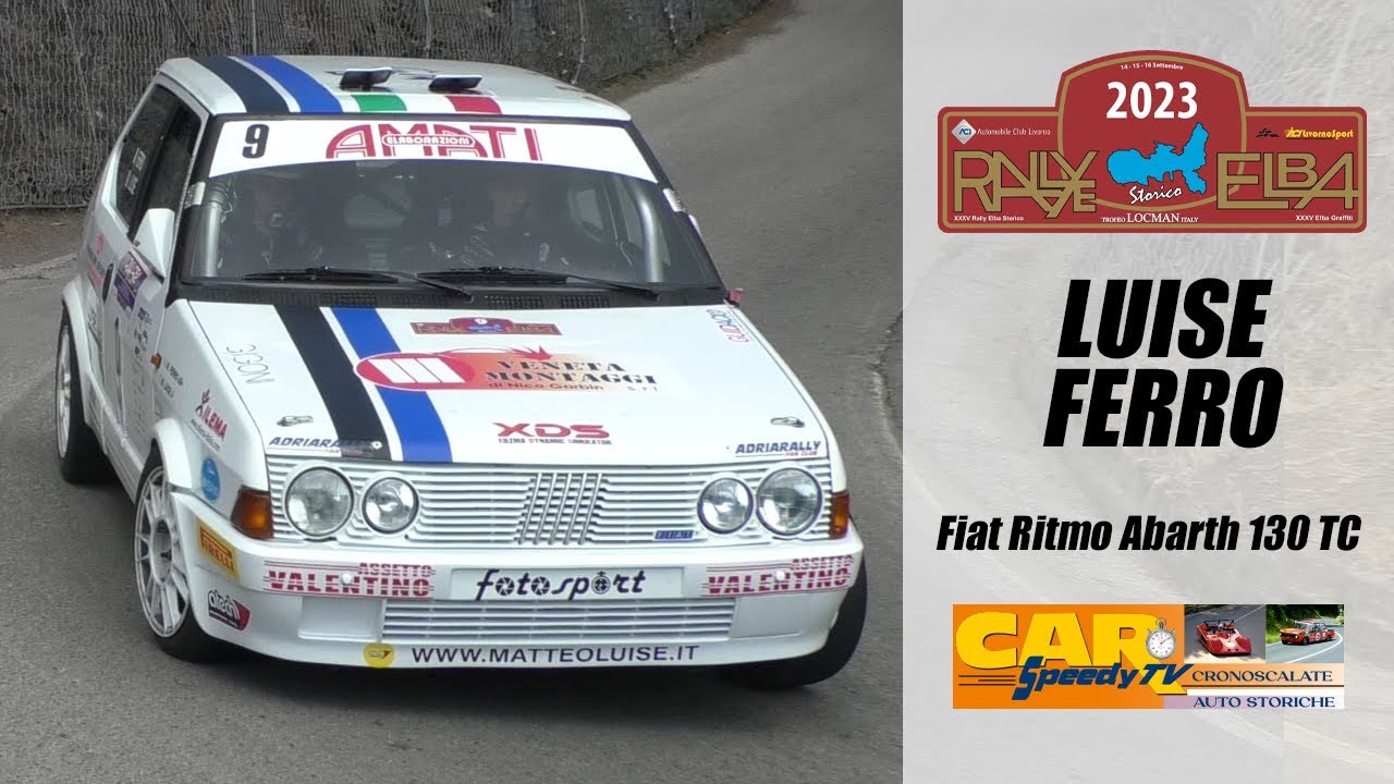 Rally Elba Storico 2023 || Matteo Luise - Melissa Ferro || Fiat Ritmo Abarth 130 TC