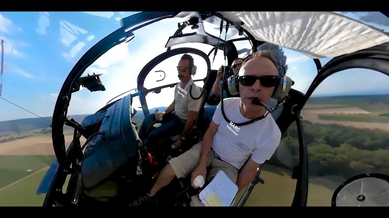 Alouette II  - Vol d'instruction   19 juillet 2018 - VR 360