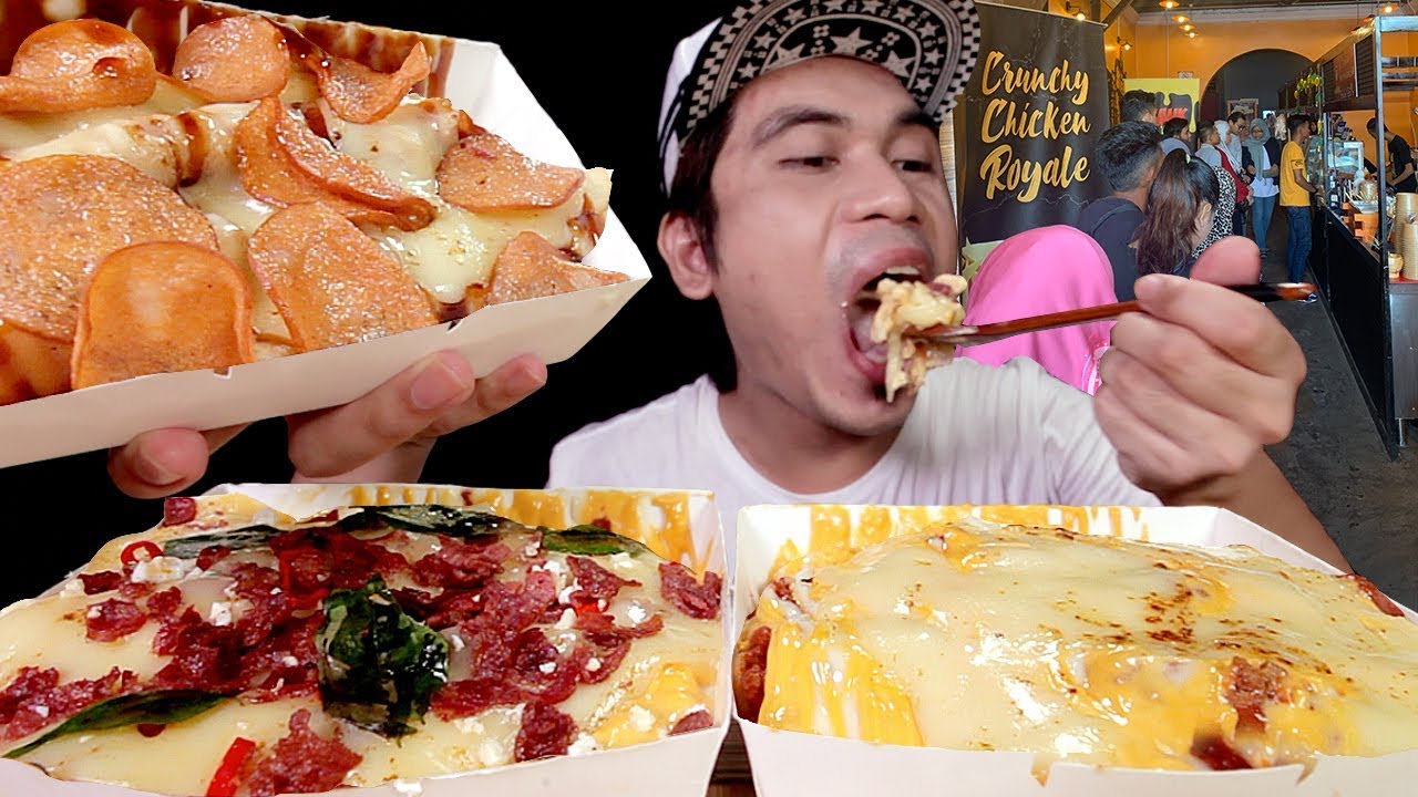 AKU MELANTAK PRANKFRIES VIRAL DI MELAKA! BERATUR PANJANG GILA.. | EATING SHOW W/ ASMR