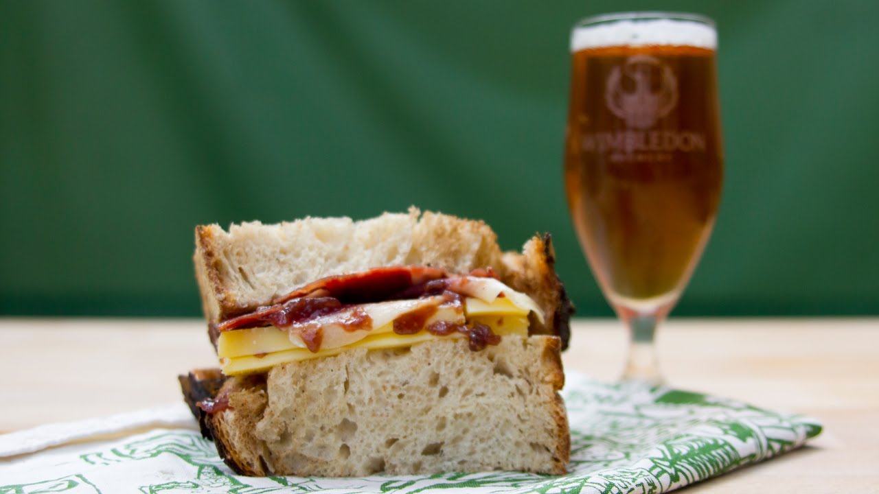 The ultimate ham & cheese sandwich | The Craft Beer Channel