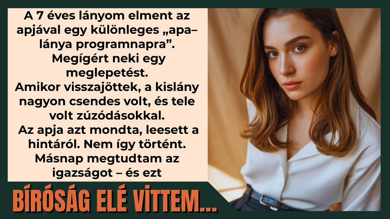 A lányom zúzódásokkal jött haza. Azt mondta: „leesett a hintáról.”