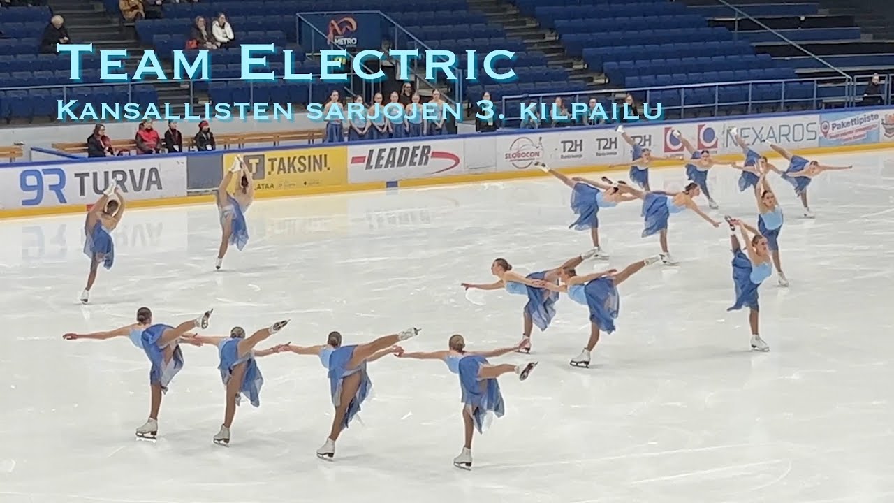 Team Electric 🥈 Kansallisten sarjojen 3. kilpailu - Synchronized Skating Muodostelmaluistelu