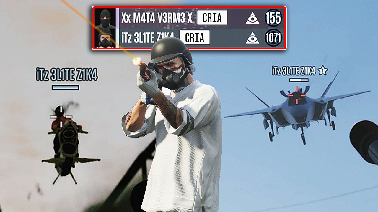 GTA 5 -  Sobrevivi ao ataque de 2 GRIEFERS usando a inteligência para superar a COVARDIA deles!