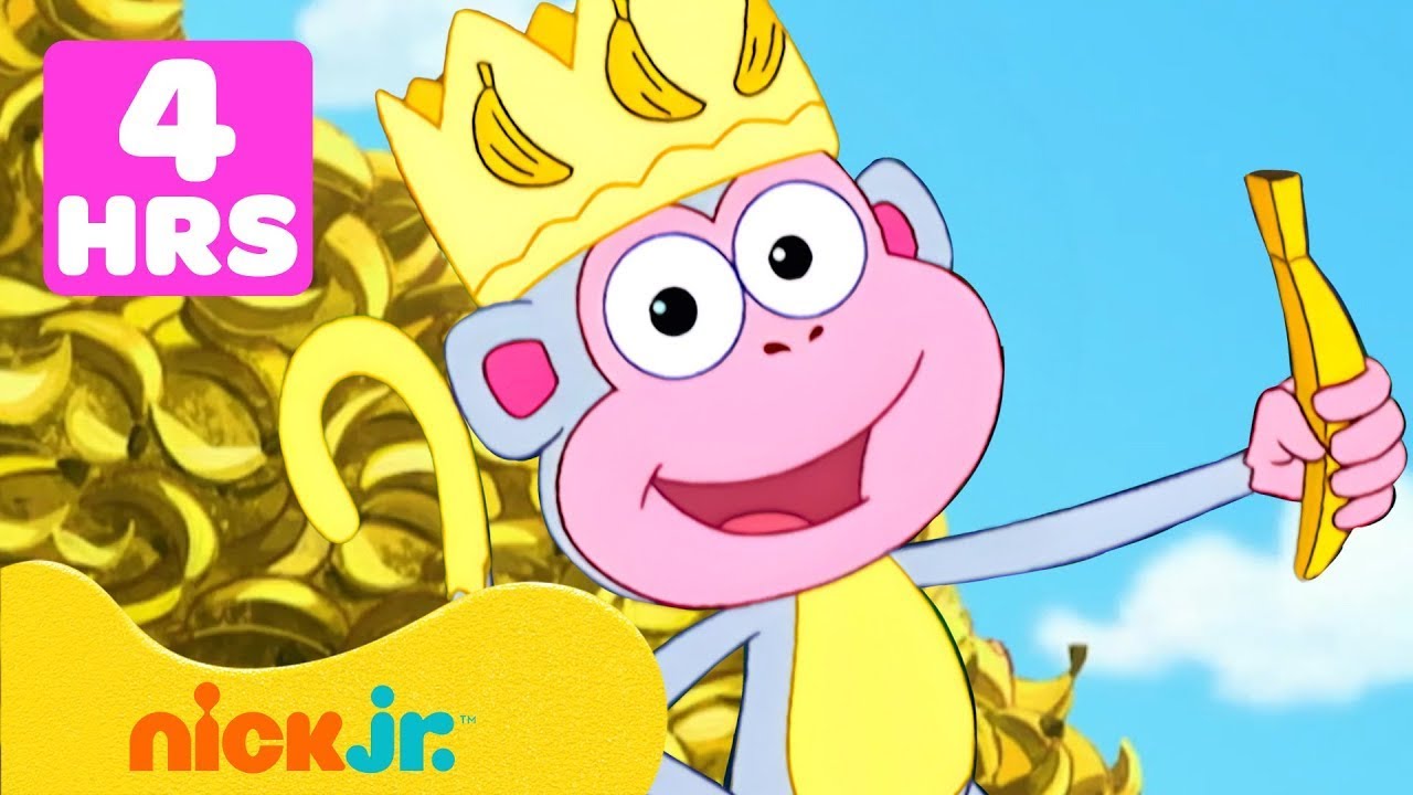 Dora the Explorer | Dora the Explorer-marathon | Het beste van BOOTS! 🍌 | Nick Jr. Nederlands