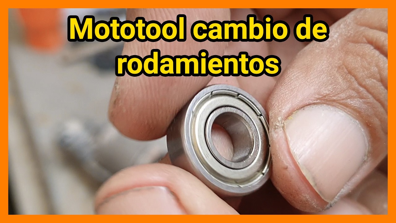 Mototool ruidoso, cambio baleros