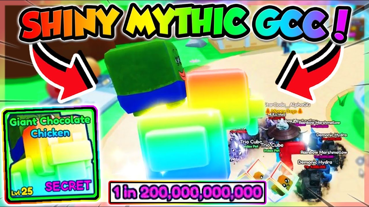 *SHINY MYTHIC* SECRET GCC in Bubblegum Simulator Infinity!! (Roblox)