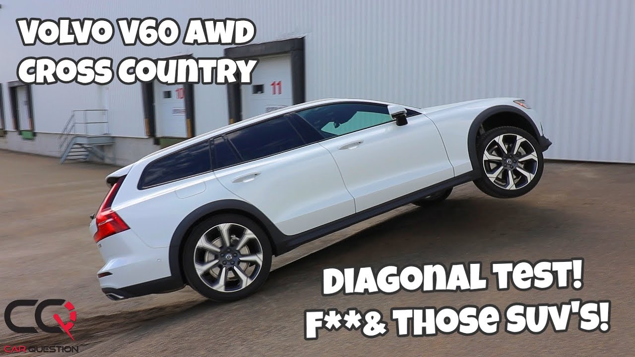 Volvo V60 Cross Country AWD diagonal test! | It's more than just a wagon!!