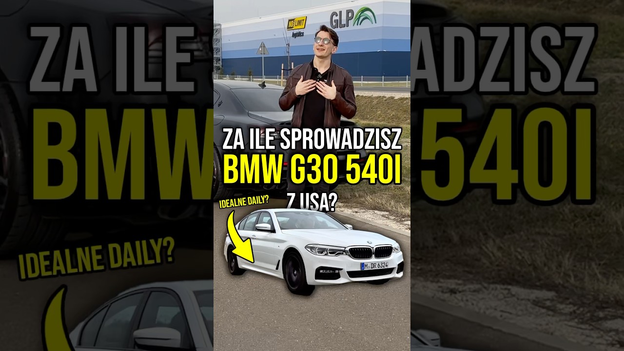 Za ile sprowadzisz BMW G30 540i z USA? 🇺🇸 ✨#BMW #g30 #series5 #samochodyzusa #usaimport