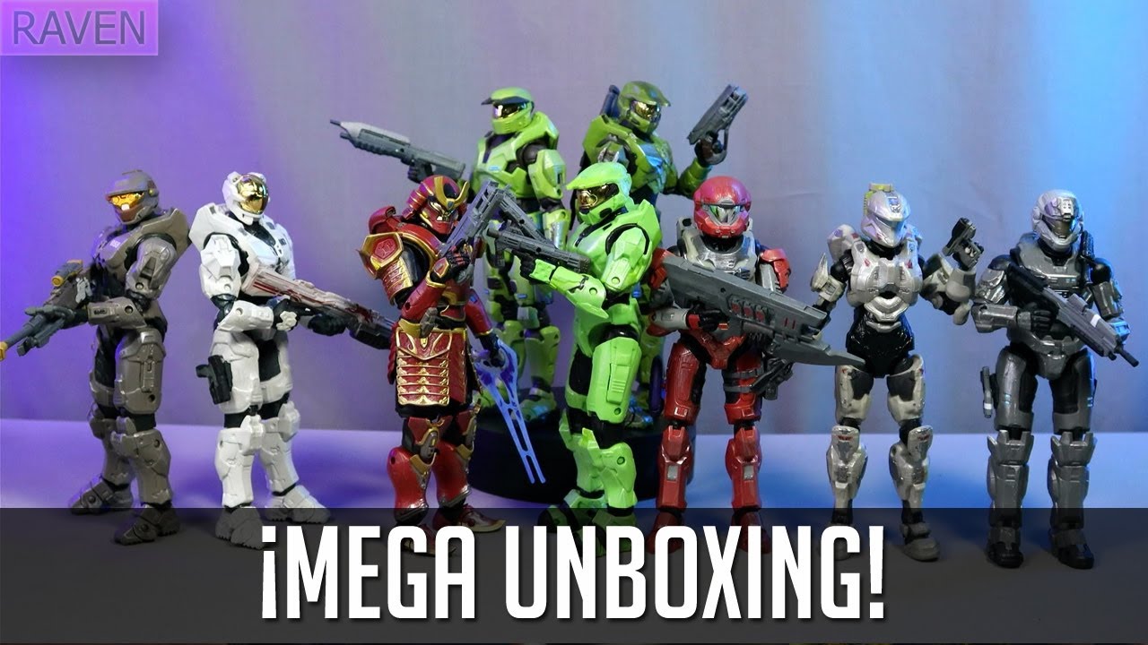¡Mega Unboxing de Figuras de la Spartan Collection! | Jazwares | Master Chief, Yoroi, Kelly, Linda..