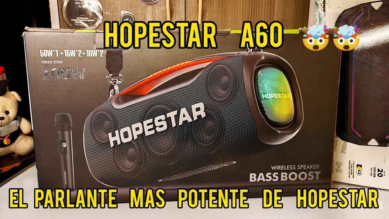 Hopestar A60 - 100 Watts (18 000 MAH) en Español