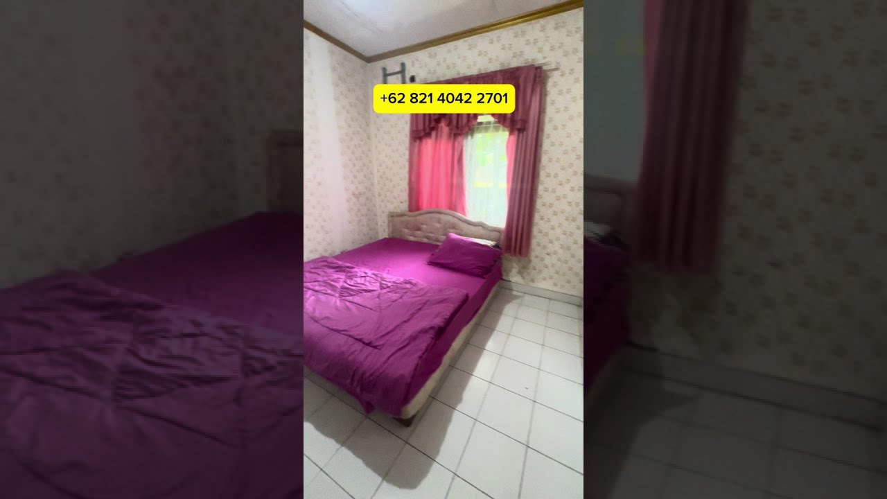 فيلا مع مسبح معروضة للبيع في بونشاك الجبل الأخضر اندونيسيا
