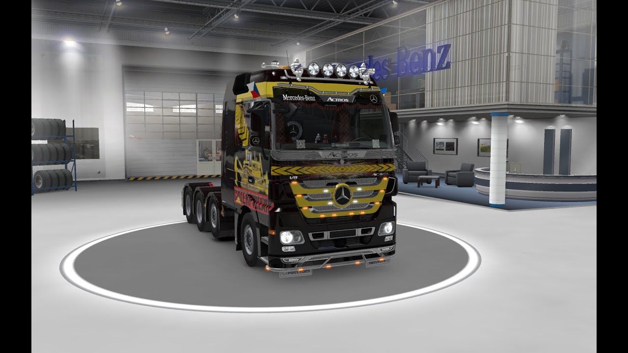 [ETS2 1.43.x] Mercedes Actros MP3 Reworked v3.8 [Schumi]