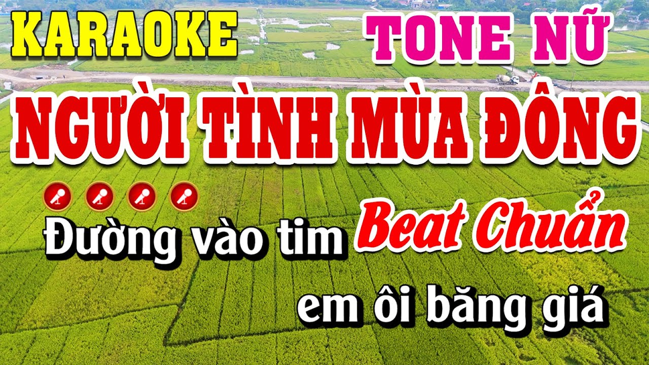 Người Tình Mùa Đông Karaoke Tone Nữ | Linh Linh Karaoke