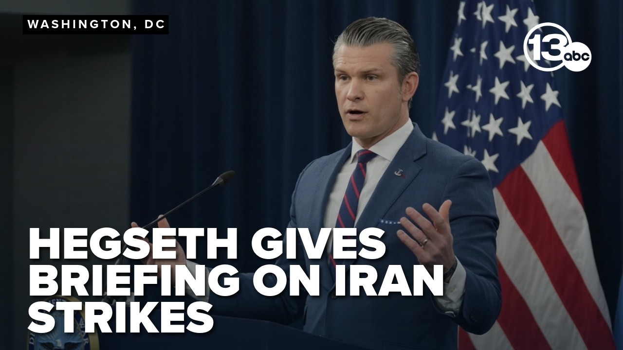 Hegseth briefs press after strikes in Iran kill Ayatollah, 4 United States service members