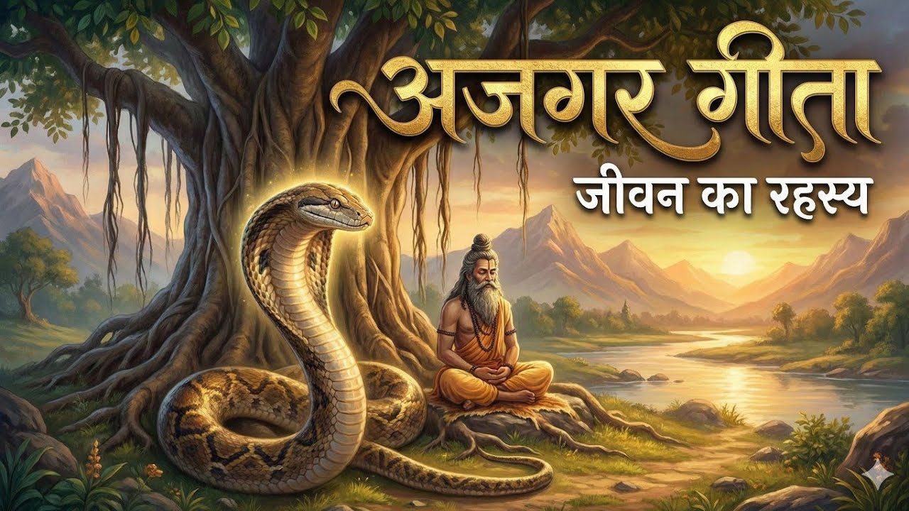 बिना कुछ किए सब कुछ कैसे प्राप्त करें? | अजगर गीता का ज्ञान | darshnik akash sogarwal