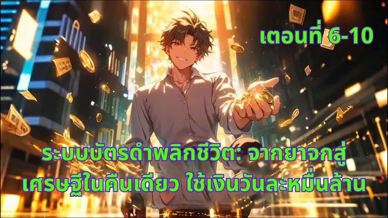 เตอนที่  6-10 |  ระบบบัตรดำพลิกชีวิต: จากยาจกสู่เศรษฐีในคืนเดียว ใช้เงินวันละหมื่นล้าน!