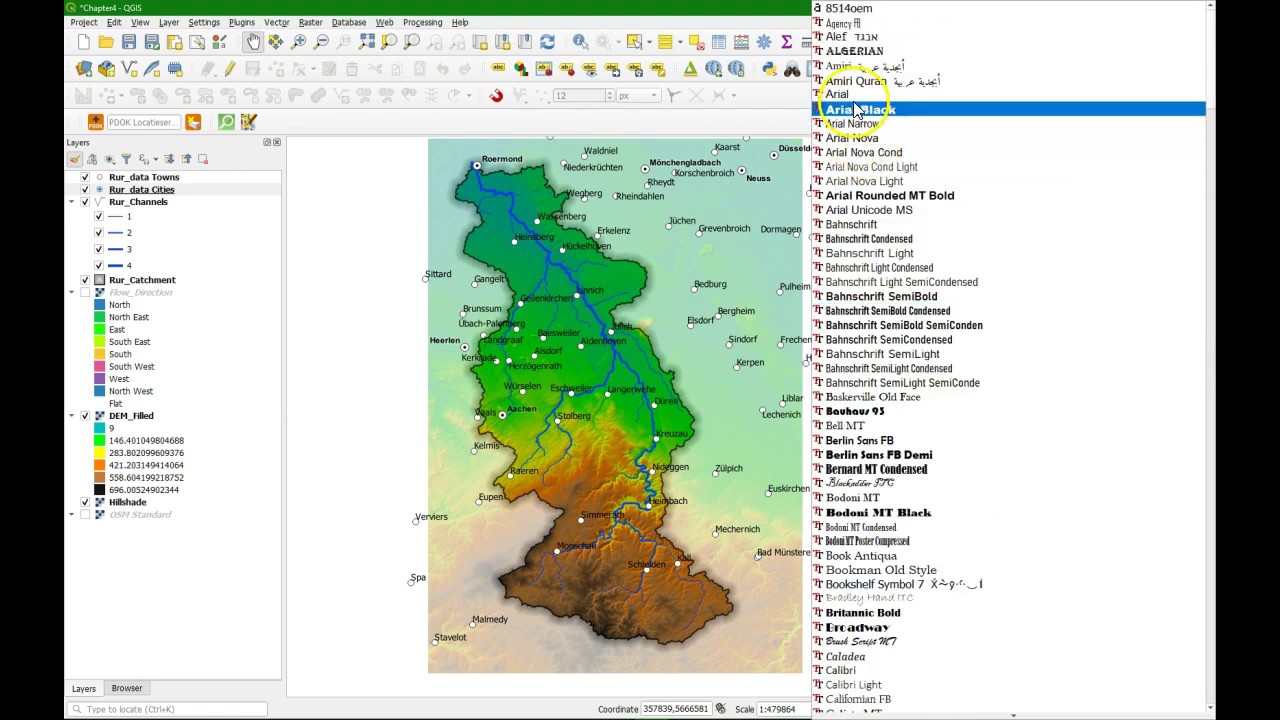 Добавление городов и поселков из OpenStreetMap в QGIS