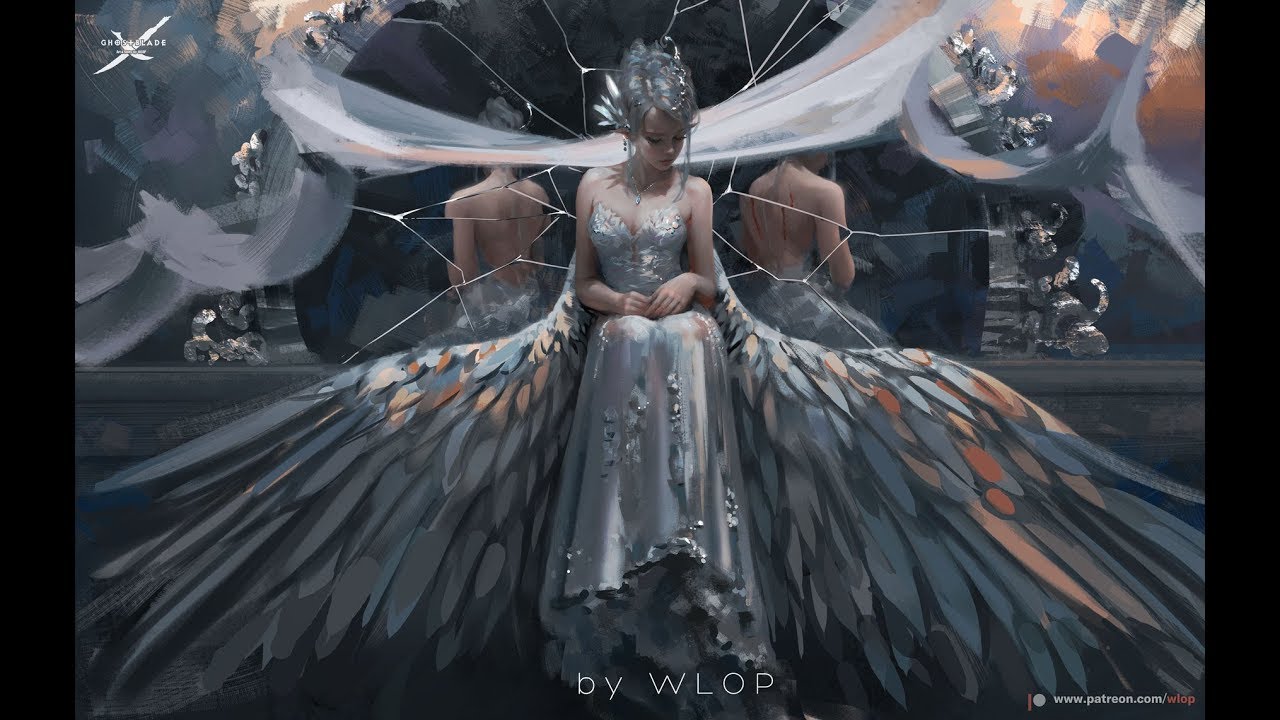 Photoshop painting process - Mirror