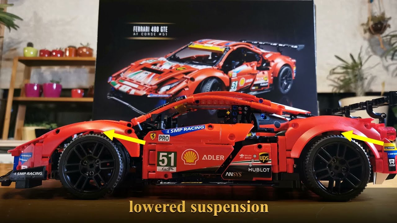LEGO Ferrari 488 GTE Improvements