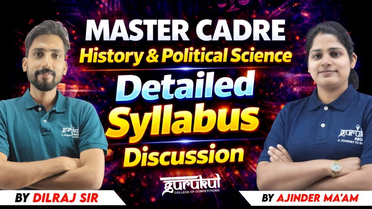 MASTER CADRE SYLLABUS OF SST | SST Master Cadre Preparation | Gurukul Abohar
