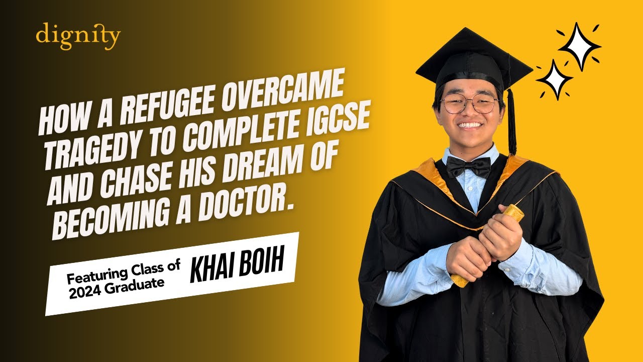 How a refugee overcame tragedy to complete IGCSE and chase his dream of becoming a doctor.