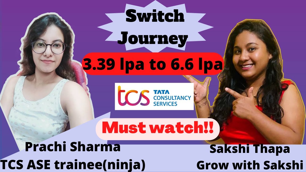 From 3.39 lpa to 6.6 lpa | tcs ninja | 100% hike | switch journey | tips and tricks | tcs experience