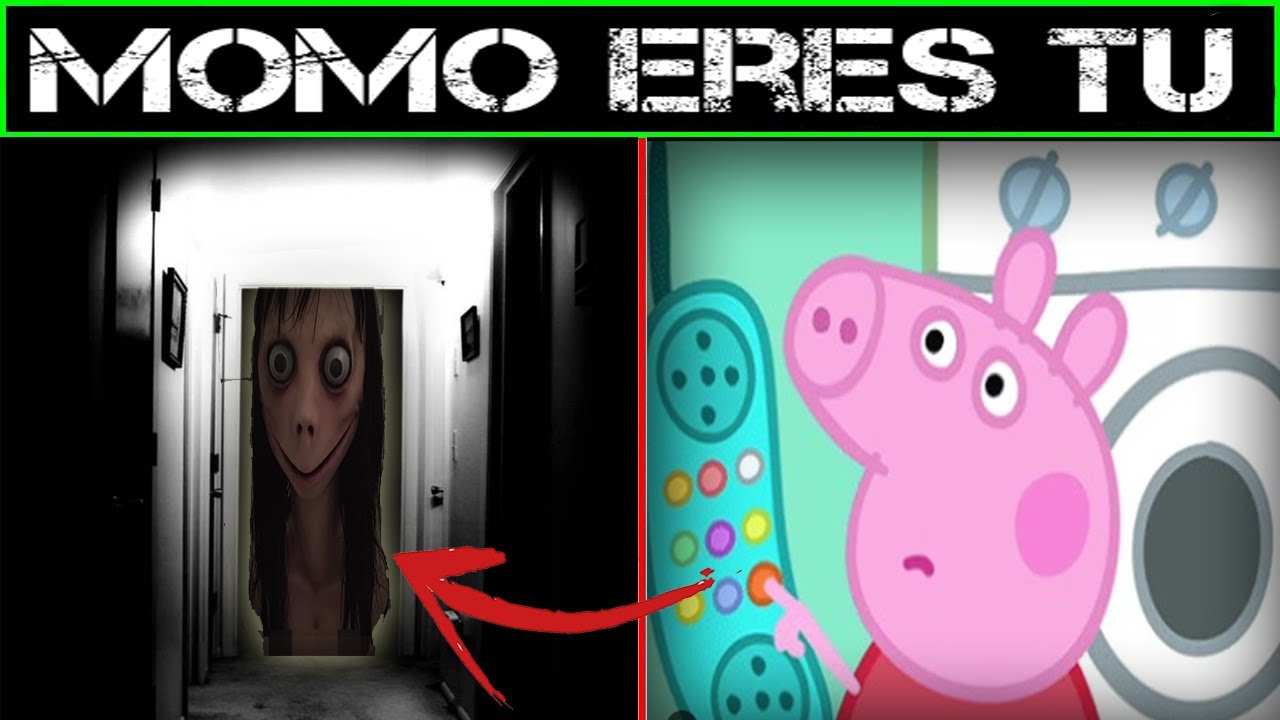 🍎CREEPYPASTA de PEPPA PIG MOMO ERES TU - no RESPONDAS el MENSAJE