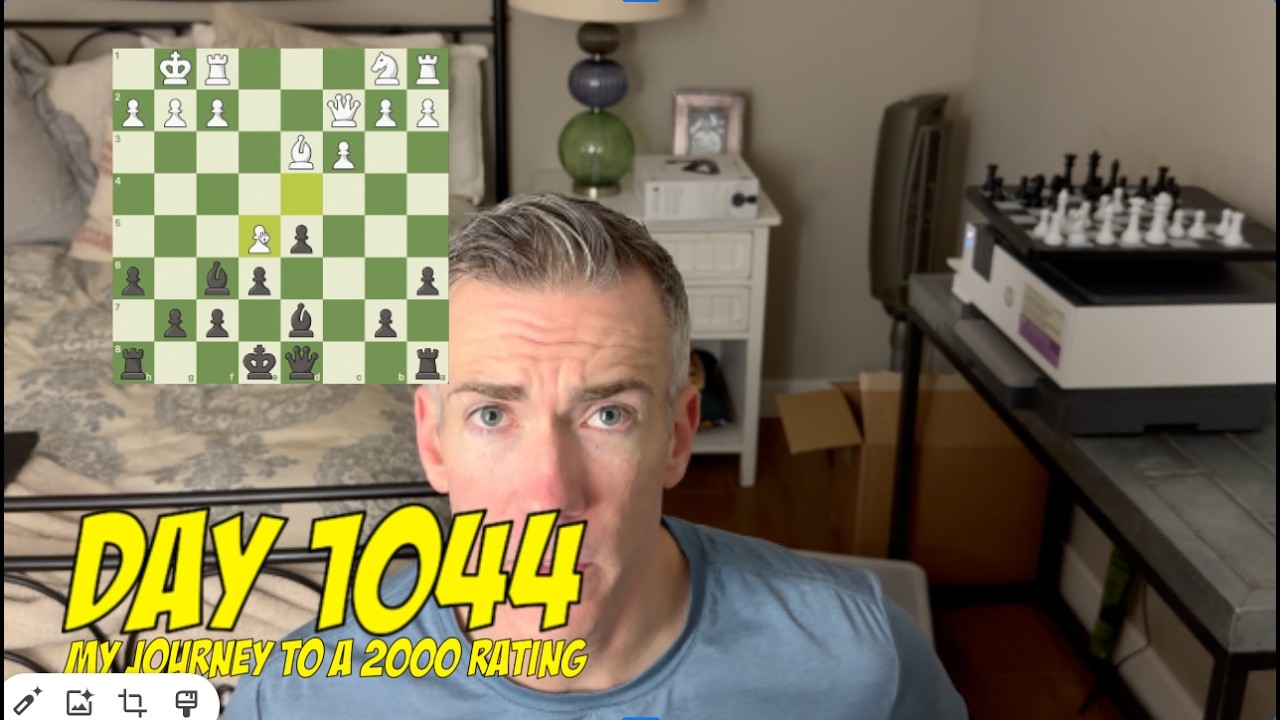Day 1,044: Playing chess every day until I reach a 2000 rating