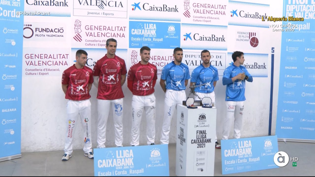 EiC València 17/04/2021. Pilota Valenciana.