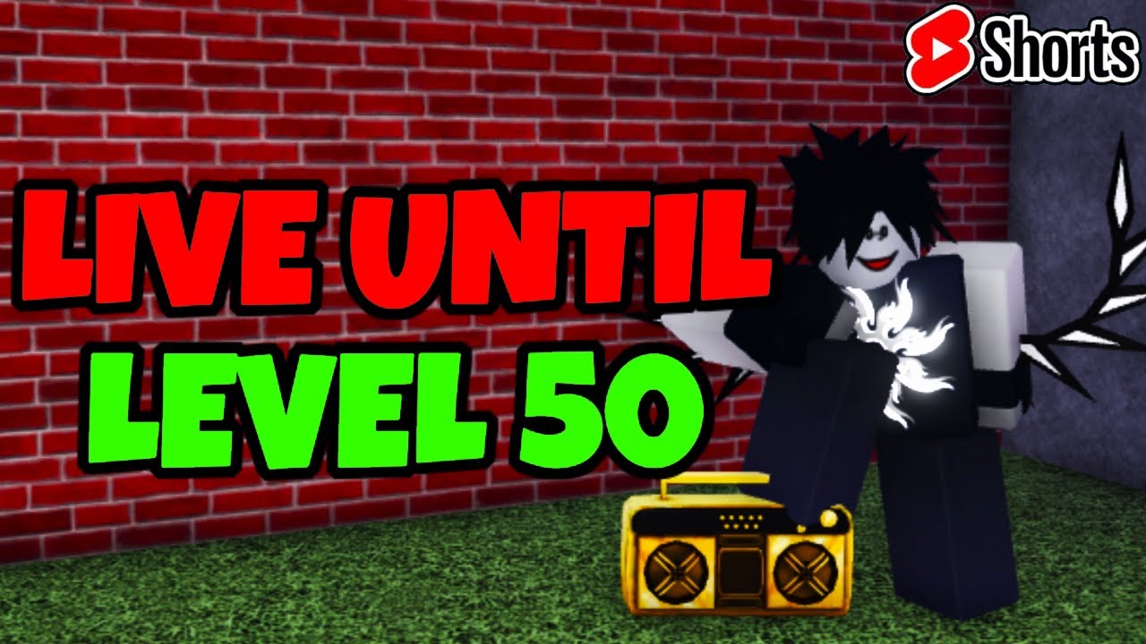 stream ends when I get level 50 two time in forsaken | #shorts #roblox