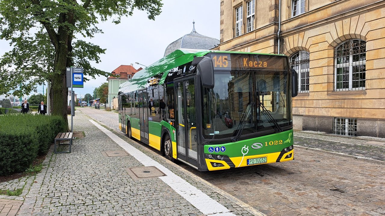 MPK Poznań | Linia 145 | Solaris Urbino 12 IV Electric | Kierunek Kacza