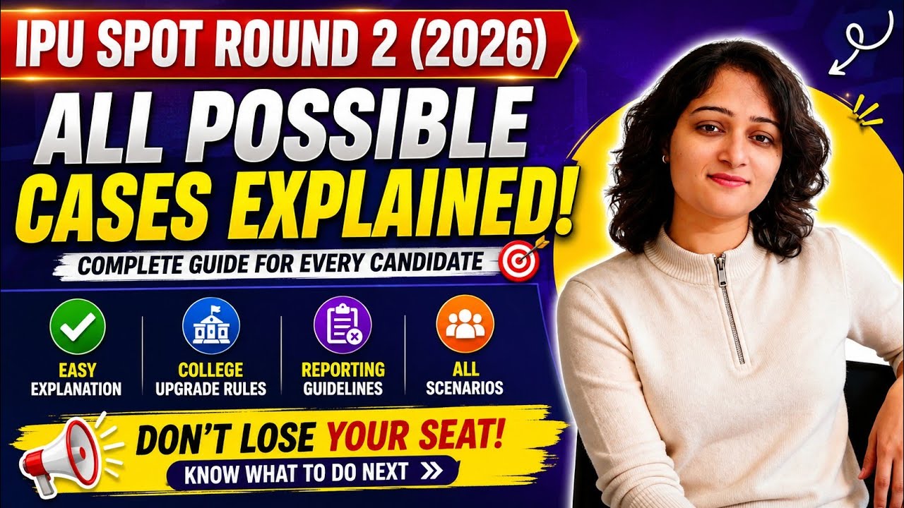 IPU Spot Round 2 Result 2026 🔥 ALL Possible Cases Explained | Upgrade, No Upgrade, Reporting 